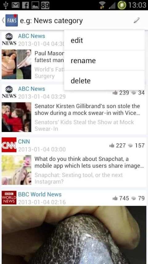 FansBook / FB Fan Page Reader screenshot 2