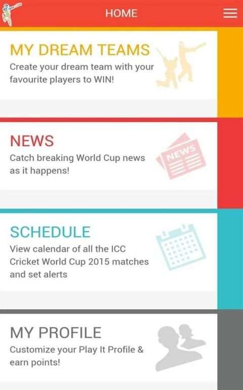 ICC CWC 2015 Fantasy Cricket स्क्रीनशॉट 14
