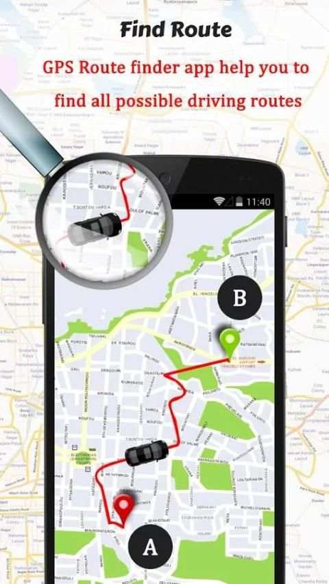 GPS Route Navigation Tracker 4 تصوير الشاشة