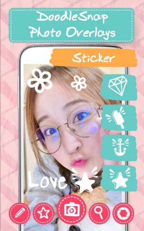 Selfie DoodleSnap PhotoOverlay 8 تصوير الشاشة