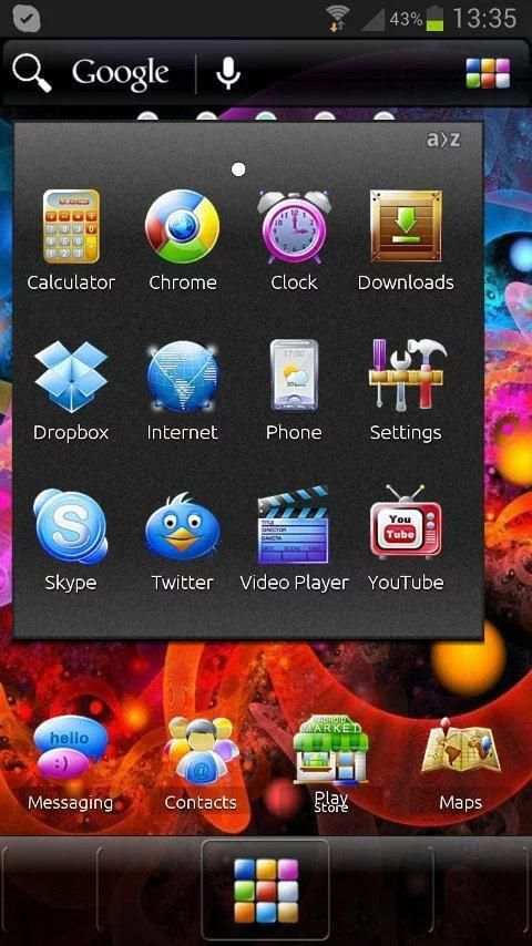 ADW Theme Samoled screenshot 2