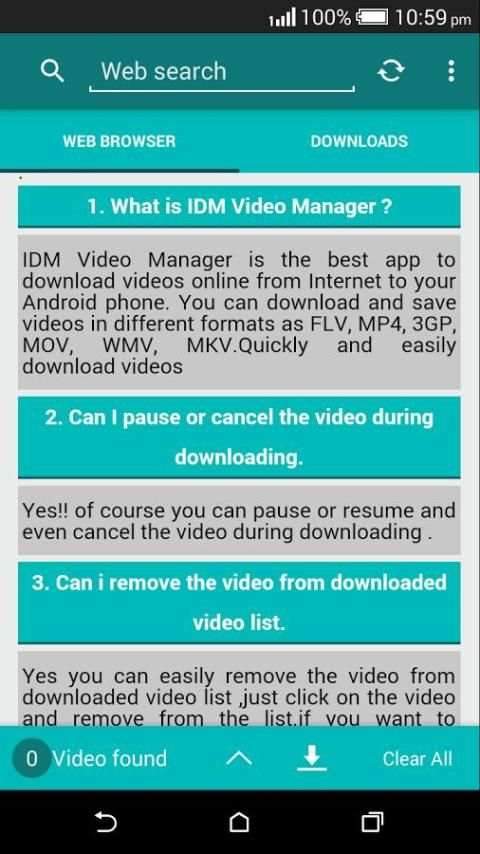 IDM Video Manager скриншот 2