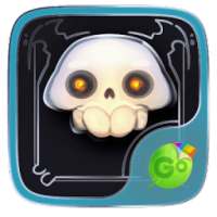 Skull GO Keyboard Theme Emoji