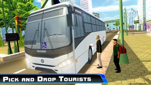 Modern City Tousrist Bus 3D screenshot 9