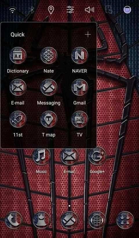 Tema spider hitam screenshot 3