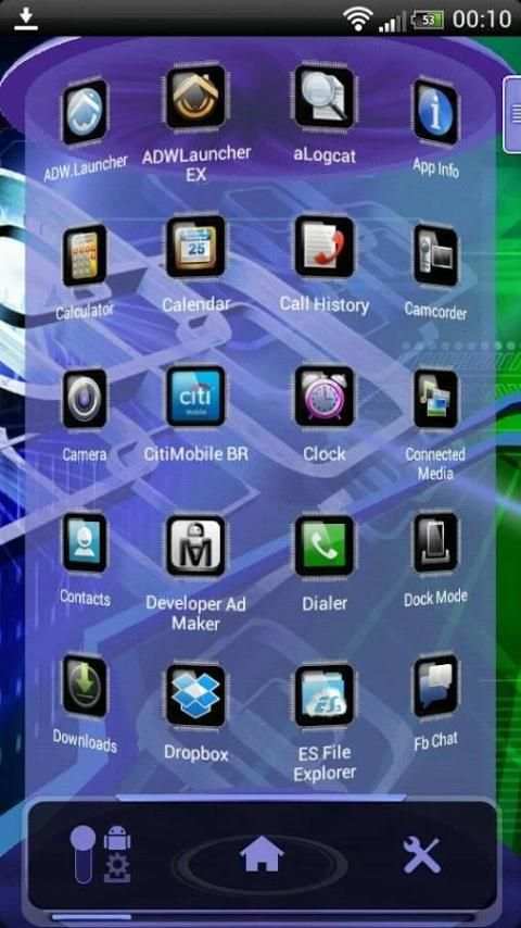 Next Launcher Tech Theme screenshot 7