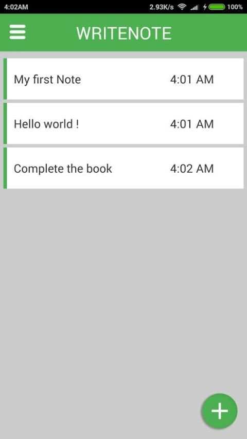 WriteNote स्क्रीनशॉट 2