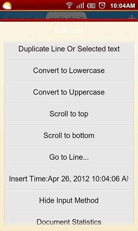 920 Text Editor screenshot 2