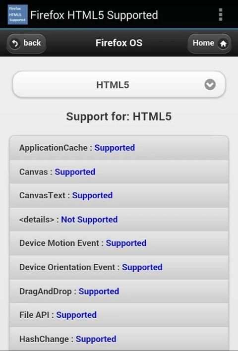 HTML5 Supported for Firefox स्क्रीनशॉट 3