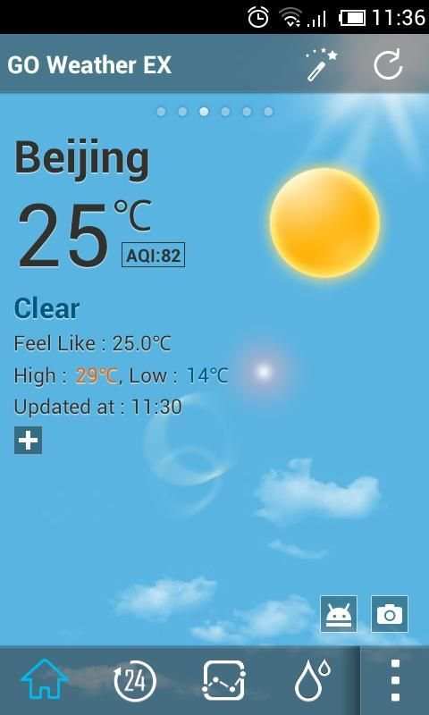 Default Dynamic1.0 GOWeatherEX स्क्रीनशॉट 4
