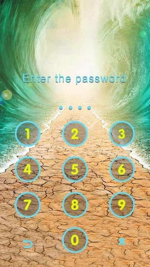 Applock Theme Waterfall 2 تصوير الشاشة
