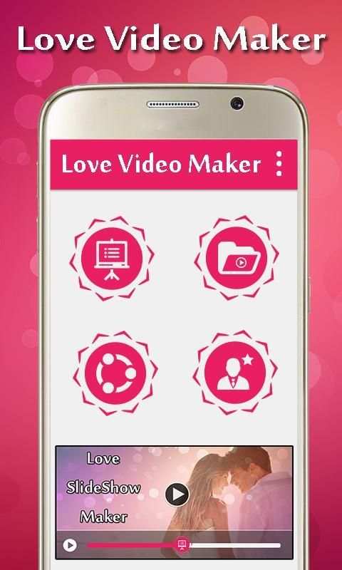 Love Video Maker स्क्रीनशॉट 1