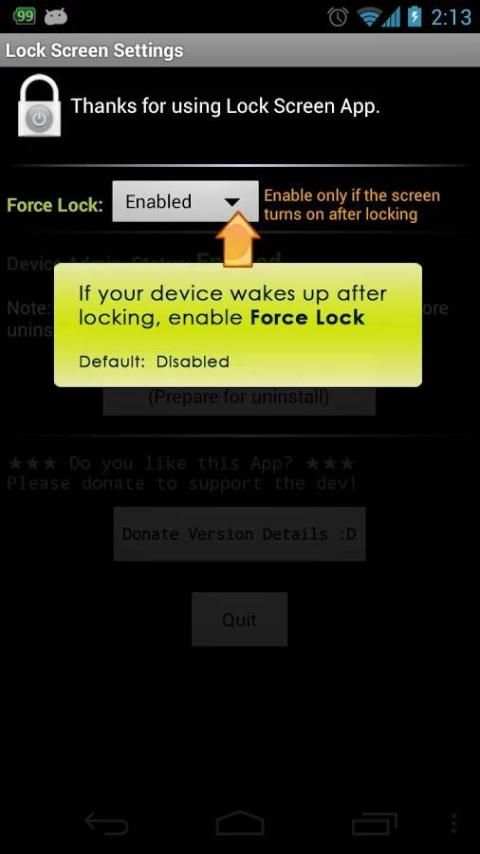 Lock Screen App स्क्रीनशॉट 3