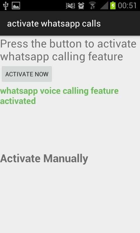 Enable Whatsapp Voice Call screenshot 3