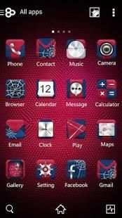 Cobweb GO Launcher Theme 1 تصوير الشاشة
