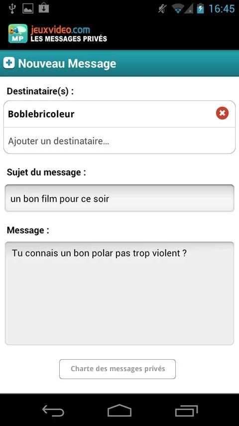 Jeuxvideo.com MP screenshot 1