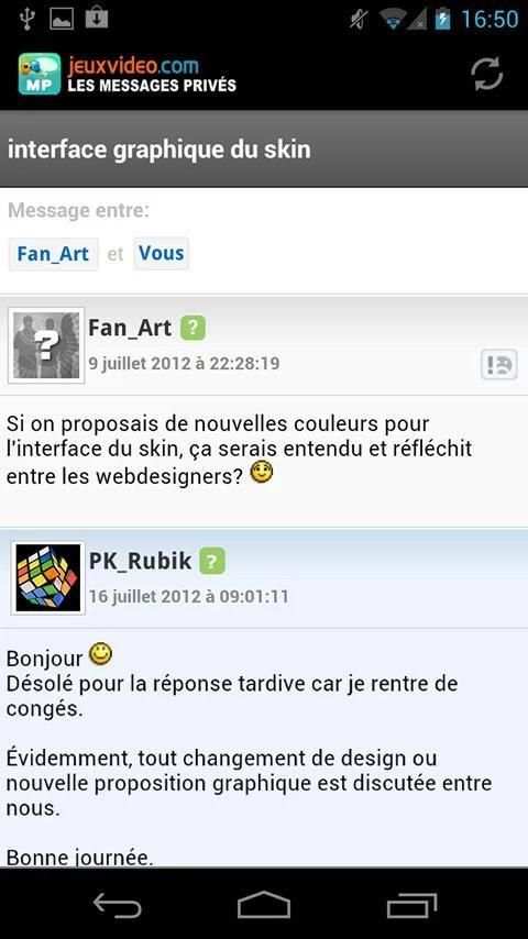 Jeuxvideo.com MP screenshot 2