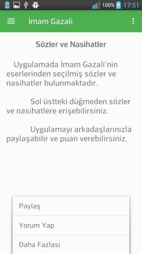İmam Gazali Sözler Nasihatler screenshot 6