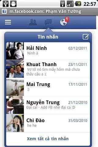 Proxy browser for Facebook wap screenshot 3