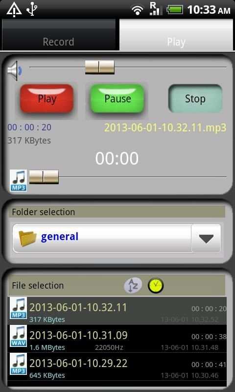 Quartz HQ Audio Recorder Lite screenshot 3