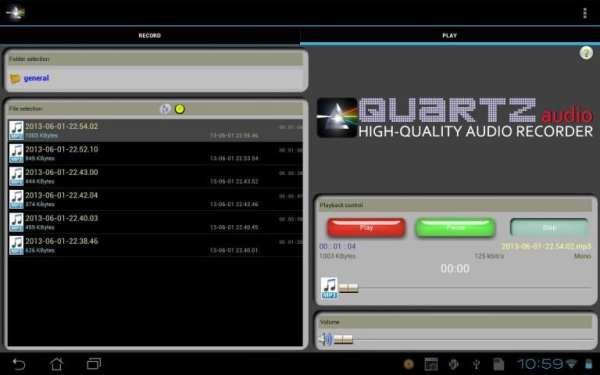 Quartz HQ Audio Recorder Lite screenshot 15