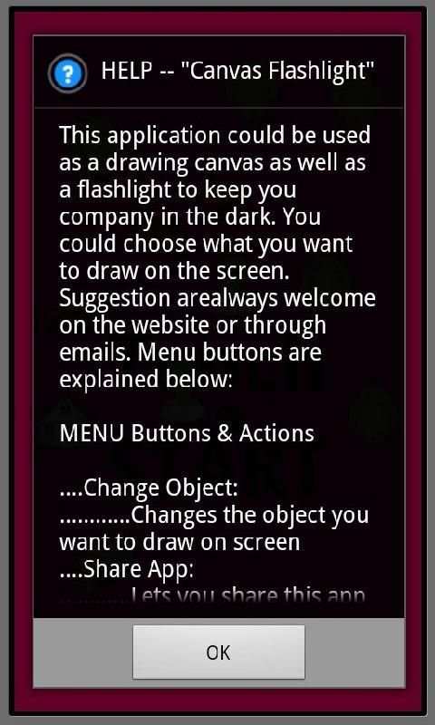 Canvas Paint Flashlight स्क्रीनशॉट 8