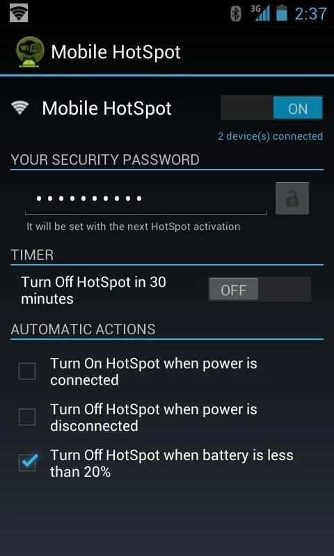Mobile HotSpot स्क्रीनशॉट 5