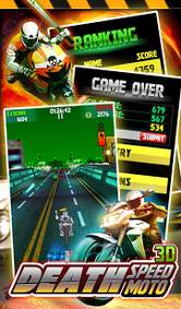 Death speed moto 3D 3 تصوير الشاشة