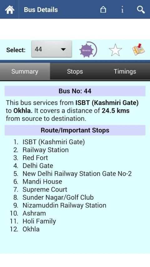 Delhi DTC Info screenshot 7