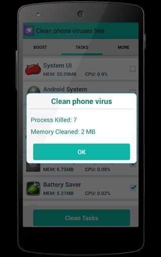 Clean phone virus free screenshot 2