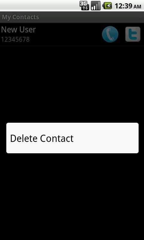 My Contacts screenshot 1