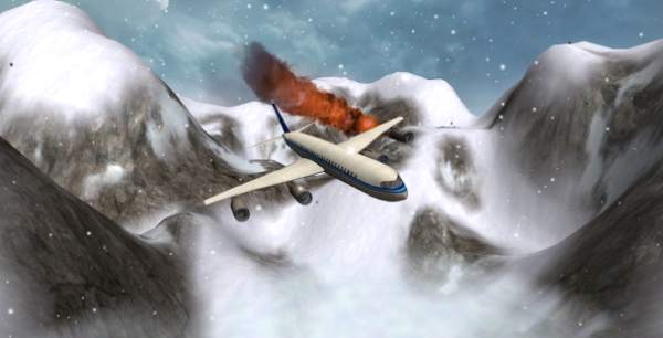 Flight Simulator Snow Plane 3D 6 تصوير الشاشة