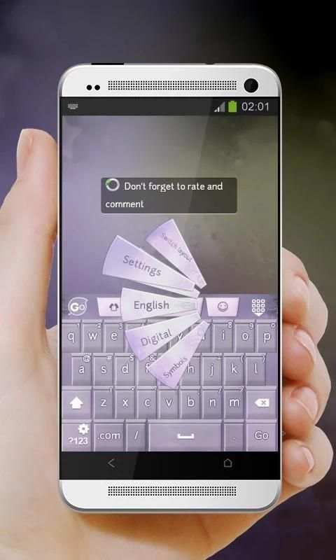Candy bar GO Keyboard screenshot 1