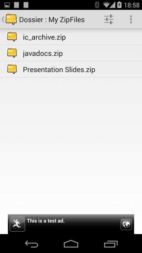 Zip Viewer स्क्रीनशॉट 2