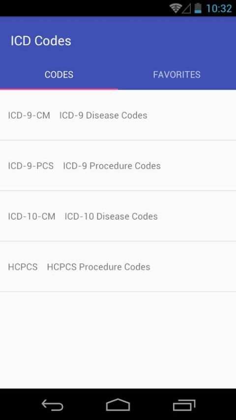 ICD Codes скриншот 4