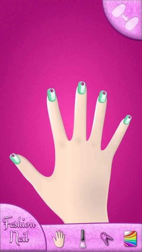 Fashion Nail Art Designs Game screenshot 1