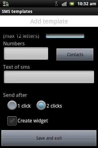 SMS Templates 2 تصوير الشاشة
