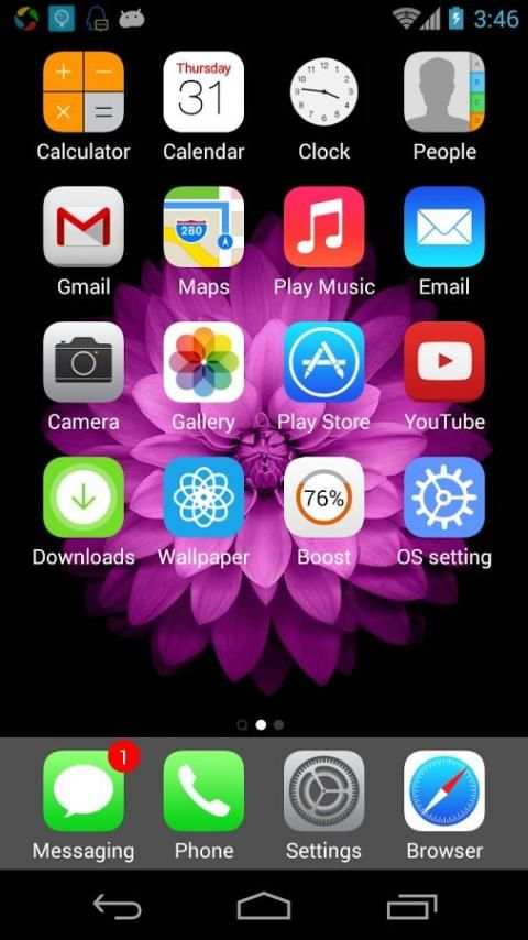 i9 Launcher ios Theme screenshot 5