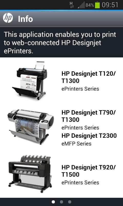 HP Designjet ePrint & Share screenshot 5