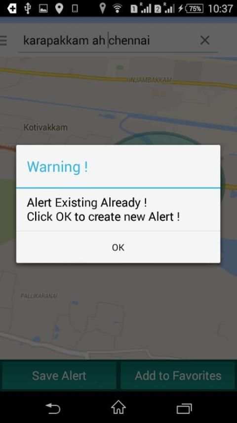 Gps based Alert скриншот 1