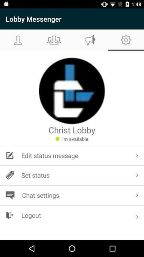 Lobby Messenger screenshot 1