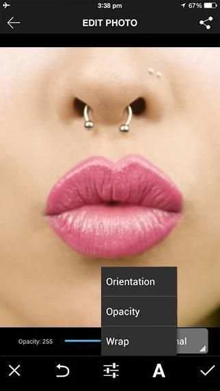 Piercing Camera Photo editor screenshot 5