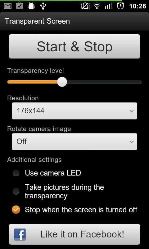 Layar Transparan screenshot 2
