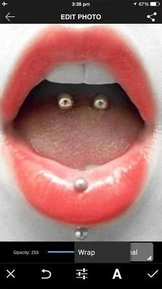 Piercing Camera Photo editor 3 تصوير الشاشة