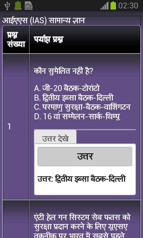IAS IPS UPSE GK in Hindi screenshot 2