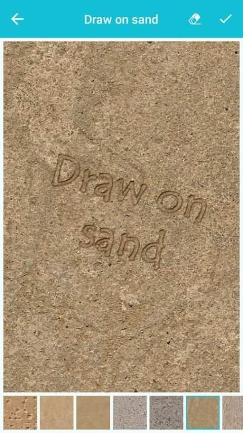 Draw On Sand - Sketch Drawing 1 تصوير الشاشة