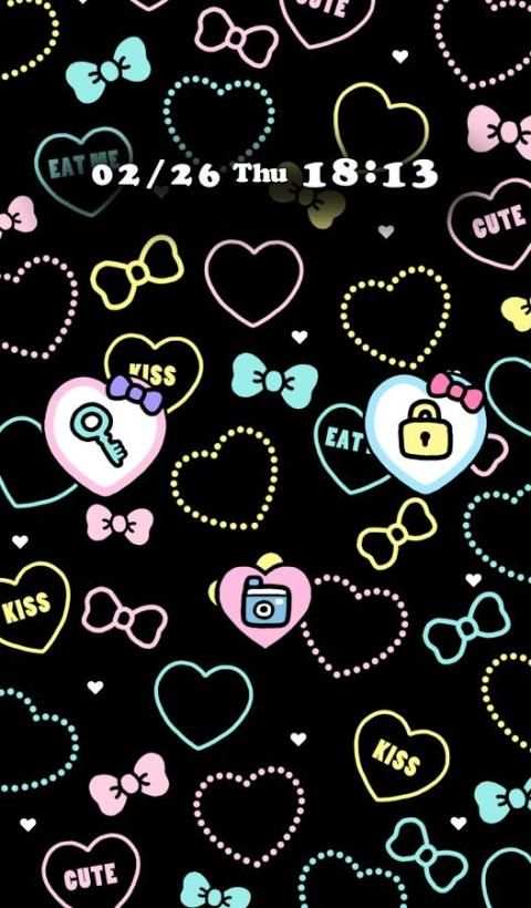 Wallpaper imut★Ribbon Heart screenshot 3
