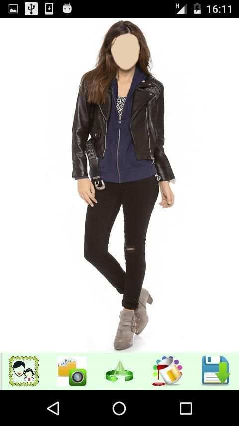 Girls Black Jeans Look screenshot 1