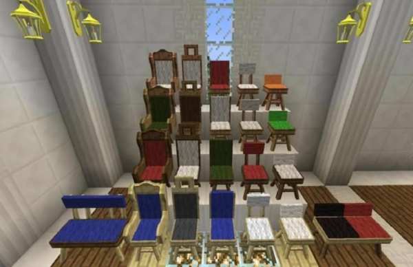 Mo Furniture mod for minecraft 1 تصوير الشاشة