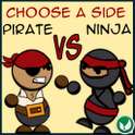 Pirate Vs Ninja Lite logo